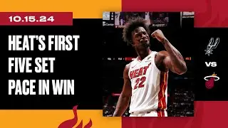Starters COOK Through First Three Quarters 🔥 | San Antonio Spurs vs. Miami HEAT | October 15, 2024