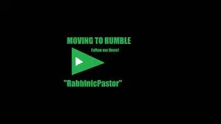 Moving to Rumble. Find me there: 