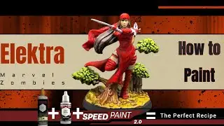 Did I find the Perfect Recipe for Speed Paints? Let's Paint Elektra