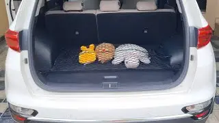 How to attach luggage net in Kia Sportage