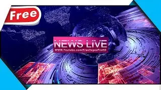 FREE TEMPLATE - 89┇Sony Vegas Pro NEWS LIVE Intro┇Google Drive Link┇Full HD