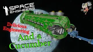 Space Engineers -- What's long, Frozen and Green? -- E10