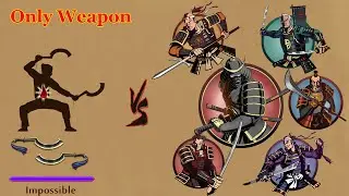 Shadow Fight 2 || Only Pharaoh's Khopeshes vs SHOGUN Bodyguards