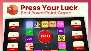 Press Your Luck (Random Points) With 6 Scoreboards - PowerPoint Game Fun & Interactive