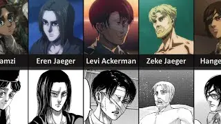 Attack on Titan Characters Season 4 Anime vs Manga