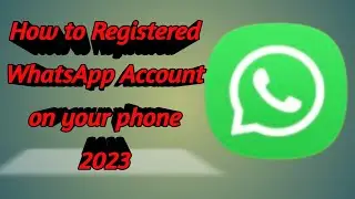 How to create WhatsApp account _ WhatsApp registered ‎@SHMedias 