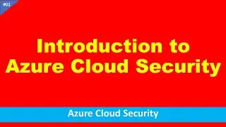Azure tutorial for beginners | Introduction to Azure cloud security
