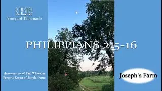 PHILIPPIANS 2:5-16 | VINEYARD TABERNACLE | 8 18 2024
