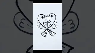 Easy Bird drawing #youtubeshorts #art #shorts #drawing #craft