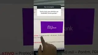 CUIDADO pra não perder dinheiro no NUBANK 😱 #investidor #investimentos #investimento