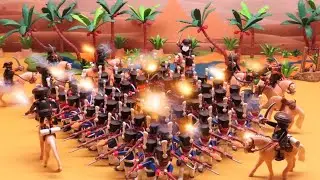 NAPOLEON EN ÉGYPTE : Bataille des Pyramides ! Stop motion Playmobil !