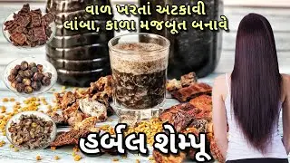 માત્ર 15 દિવસમાં ખરતાં વાળ અટકાવો,100 રૂપિયાથી ઓછી કિંમતમાં, હર્બલ શેમ્પુ | Home made Herbal Shampoo
