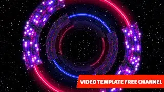 Cool Circle Bar Video Background
