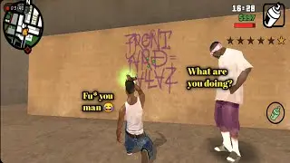 I completed tagging up mission with CJ 😂 | GTA San Andreas