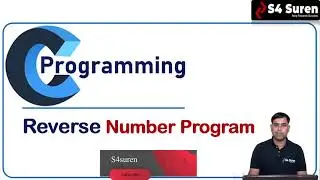 Reverse number program in c language | how to find reverse number in c language | Suren Sir