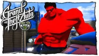 КРАСНЫЙ ЗЛОЙ ХАЛК ПРОТИВ МОНСТРА БЕЙНА! БЕСПЛАТНЫЕ ОБЗОРЫ МОДА В ГТА 5 MODS - GTA 5 МОДЫ