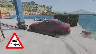Drifting with Mercedes-Benz E200 | Russian Paradise🔥 | BeamNG Drive Update 0.27 #beamngdrive #drift