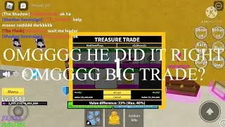 Some big trades in (Blox fruit) Free Download Script Auto Fram blox fruit