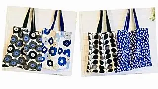 How to make a reversible bag.  Quick and Easy Tutorial-DIY  sewing