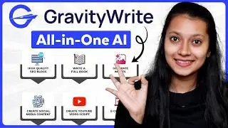 GravityWrite Tutorial | Create Blogs, Books, Images, & More! (Using AI)