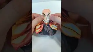 Drawing and assembling Rengoku demon slayer @ mogi art