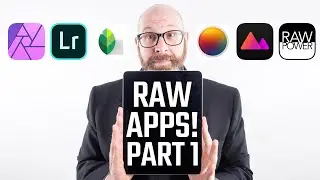 iPad Pro Raw Photo Editing Showdown! 6 RAW Photo Editing Apps Compared!