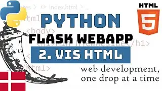 Python Flask Web App - Vis HTML