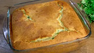 Простой ПИРОГ из заливного теста! Всё смешали и в духовку. Быстрый и вкусный рецепт!
