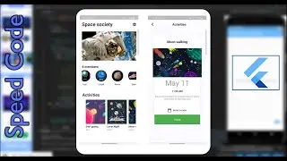 Space App - Flutter UI - Speed Code