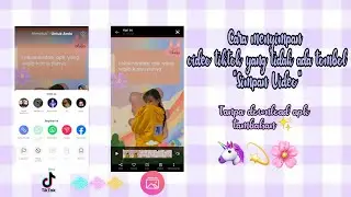 Cara menyimpan video TIKTOK yang tidak ada tombol 