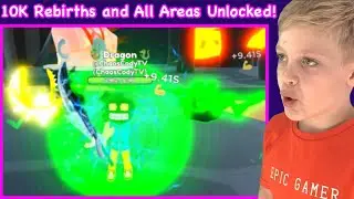 I Unlocked ALL AREAS and Reached 10k REBIRTHS in Roblox Swordman Simulator…