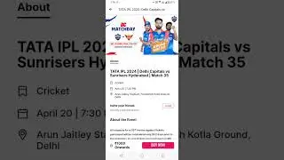 srh vs dc tickets sales | dc vs srh ipl 2024 tickets | how to book srh vs dc tickets 