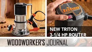 New Triton 3-1/4 HP Router