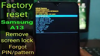 Factory Reset Samsung A13 || hard Reset Samsung A13|| Reset Samsung A13