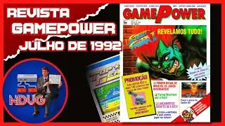 Revista GamePower de Julho de 1992, Edição 1 - História dos Videogames #revistasdevideogame