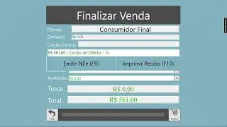 Abertura e fechamento de Caixa