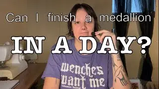 Beading a medallion IN A DAY