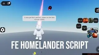 FE homelander script | Roblox script | pastebin