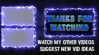 End Screen Outro - Plasma - Blue - Tech, Tips, and Creativity