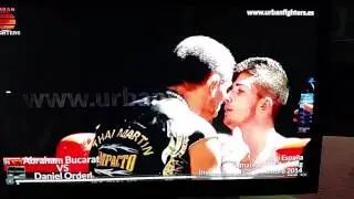 Abraham Bucarat vs Daniel Orden Cto  de España K 1 amateur 2014 WKA -56 kg