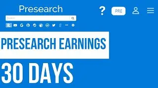 How Much I Earned Using Presearch Search Engine for 30 Days?