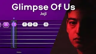 Glimpse of Us - Joji  (Easy Guitar Tabs Tutorial)