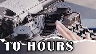 Typewriter, Telegraph & Morse Code | 10 Hours | White Noise | Sleep, Meditation, Relaxation