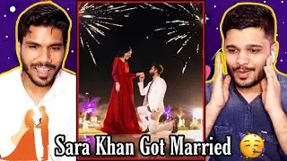 Indians react to Sara Khan Got Married to Singer Falak Shabir