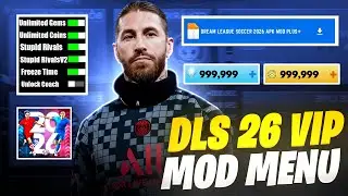 DLS 26 VIP MOD MENU 🔥 - Get INFINITE Diamonds & Coins in Dream League Soccer 2026 (Android/iOS)