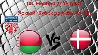 Кубок дружбы - 2016. Беларусь (U-18) - Дания (U-18).03.11.2016