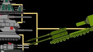 Мега Гусь и Карл-44 против КВ-22 - Мультик Про Танки.