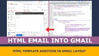 How to Insert HTML Email in Gmail || Add HTML Email in Gmail