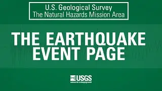 The USGS Earthquake Event Page   Natural Hazards Mission Area