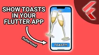 Show Toasts In Your FLUTTER APP (fluttertoast) 